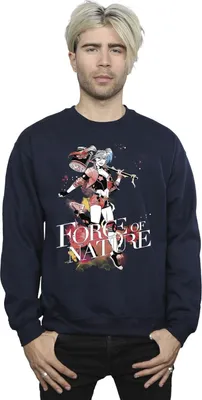 Produktbild von DC Comics - "Forces Of Nature" Sweatshirt für Herren BI20212 (4XL) (Marineblau)