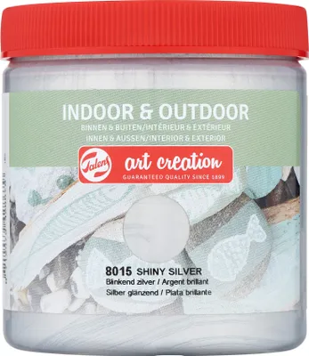 Obrázok produktu pre Talens Art Creation Interiérová a exteriérová fľaša 250 ml strieborná lesklá 8015
