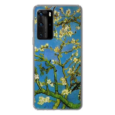 Produktbild von MuchoWow® Handyhülle Schutzhülle Hülle für Huawei P40 Pro Mandelblüte - Vincent van Gogh Silikon Softcase Handy Hülle - Schutz