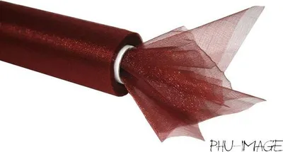 Produktbild von Deko-Organza 48 cm 1 Rolle Cappuccino