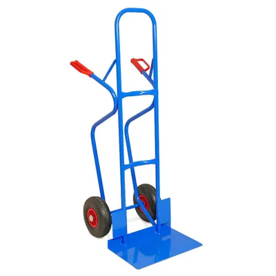 Produktbild von Gerätekarre, BxTxH 530x660x1350 mm, Tragkraft 350 kg, blau