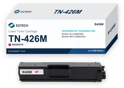 Produktbild von Toner kompatibel mit Brother TN-426M Magenta HL-L8360CDW MFC-L8900CDW