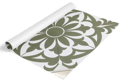 Zdjęcie produktu dla Folia meblowa Tulup – folia samoprzylepna do mebli – folia samoprzylepna 100 x 50 cm – folia meblowa do szaf – folia do mebli – folia meblowa do kuchni – wodoodporna – zmywalna – samoprzylepna – bez pęcherzyków powietrza – zielone liście