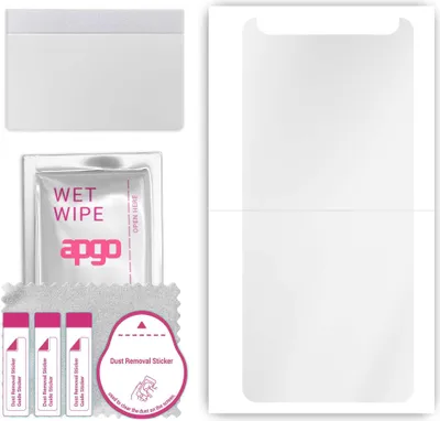 Produktbild von apgo Hydrogel Schutzfolie, Klar, kompatibel mit TP-Link Neffos A5, flexibele Displayschutzfolie, Folie mit Positionierhilfe, kratzfest, einfache Montage