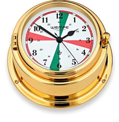 Produktbild von Wempe - CW310014 - Quarz-Schiffsuhr - 150mm - Messing - arabische Ziffern - Funksektoren - BREMEN II