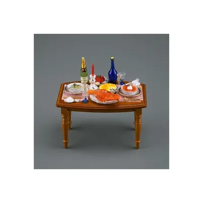 Immagine prodotto di Cena romantica in miniatura 1:12 per casa delle bambole, Reutter