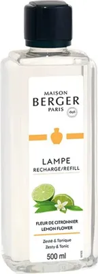 Zdjęcie produktu dla Maison Berger Paris 115116, Butelka, Płynny, Cytryna, Półprzezroczysty, 500 ml, Lampe Berger