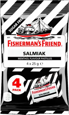 Immagine prodotto di Fisherman's Friend Salmiak senza zucchero 4x25g