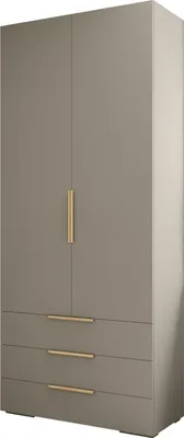 Produktbild von MEBLE KRYSPOL Inova 1 2D3SZ, 236,7x100x47cm - Kaschmir, Gold