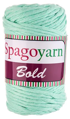 250g Strickgarn Bold Strickwolle Häkelgarn Makramegarn Uni minze
