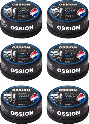 Produktbild von Ossion Barber Line Hair Styling Wax Medium Hold 6x150 ml