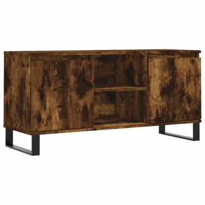Zdjęcie produktu dla vidaXL Szafka pod TV dąb wędzony 104x35x50 cm materiał drewnopochodny