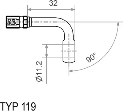 Produktbild von MATTHIES TYP119 Silberringverbinder 11,2 mm 90