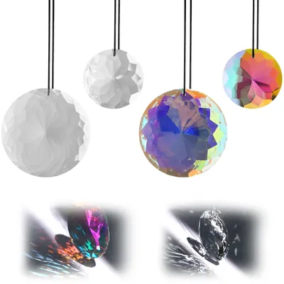 Imagen del producto de Juego de 4 bolas de cristal para decoración