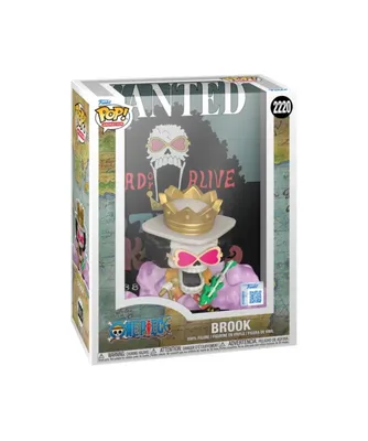 Produktbild von Funko Pop! One Piece – Brook #2220 – Wanted Poster Limited Edition – Vinyl Sammelfigur