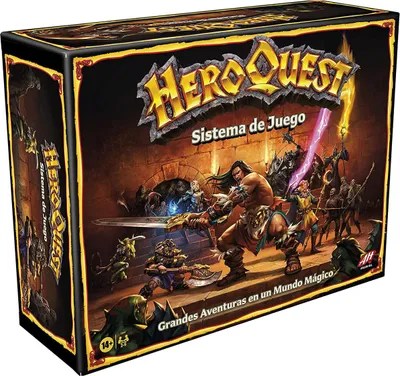 Zdjęcie produktu dla HASBRO – Gra planszowa HeroQuest: Przygody w Lożach Avalon Hill po hiszpańsku