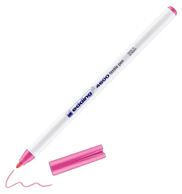 Image de edding 4600 crayon textile rose