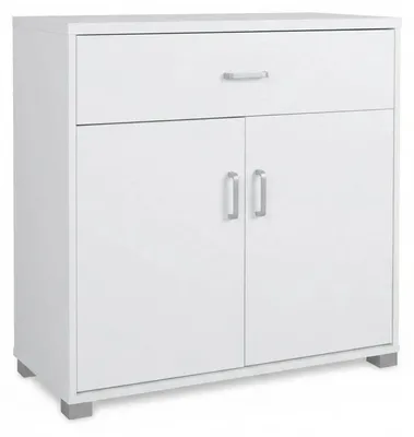Immagine prodotto di Mobile Multiuso Moderno Ante Cassetto Credenza Madia 80x40x82.5 cm - Colore: bianco