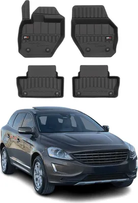 Image de OMAC Tapis de sol en caoutchouc pour Volvo XC60 2008-2017 Noir Premium