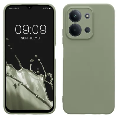 Produktbild von kwmobile Handyhülle für Xiaomi Redmi 15C / Poco C85 Hülle - weiches Handy Silikon Case - Schutzhülle Cover - Graugrün