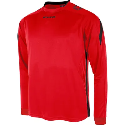 Produktbild von Stanno Drive Trikot Langarm Kinder - Rot / Schwarz