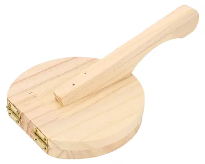 Zdjęcie produktu dla Ergonomiczna drewniana rolka do tortilli, idealna do ciasta na tortille, roti, pizzę i chapati (model M)