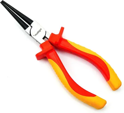 Productafbeelding van Ronde Tang - Isolatietang Draadknipper - Veilig Draad Knippen - 1000V Geïsoleerd - 6 Inch - Rood Oranje