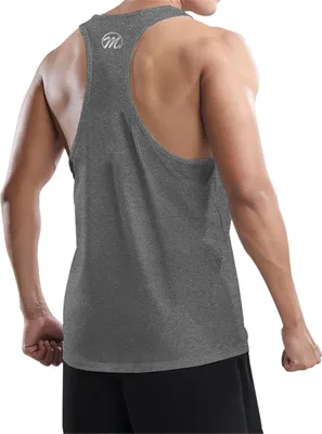 Produktbild von Herren Funktionsshirt Atmungsaktives Komfortables Muskelshirt U Neck Funktionelle Sport Bekleidung Sport Shirt Fitness Tanktop Sportswear Collection Grau 2XL