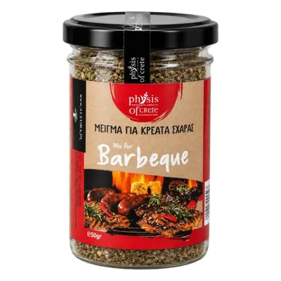 Physis of Crete Barbeque Grillgewürz 50 g Glas auf Weiß