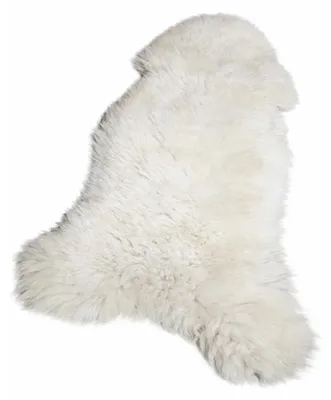 Produktbild von Hundebett Katzenbett Schaffell – Weich, Warm, Natur Weiß, 60-80 cm