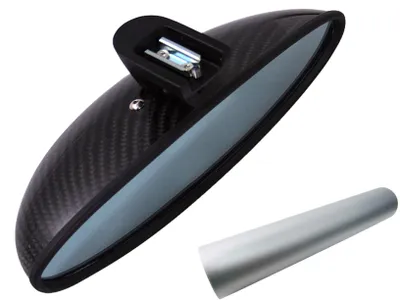 Produktbild von Spiegel PREMIUM Innenspiegel Design Folie Set in silber Matt für viele Fahrzeuge