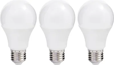 Image de 3 x Müller-Licht ampoules LED A60 ampoule 4,9W = 40W E27 mat 470lm blanc chaud 2700K 200