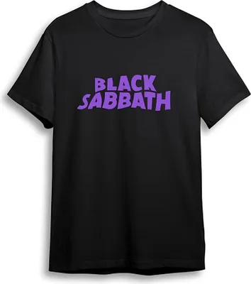 Immagine prodotto di Black Sabbath - Maglietta Logo per uomo/donna Unisex RO3331 (3XL) (Nero)