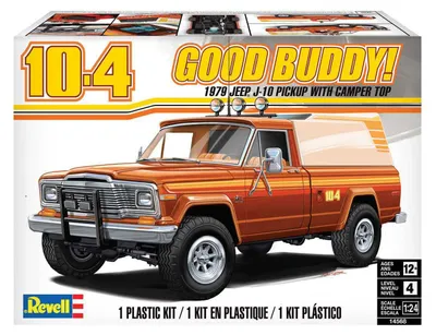 Obrázek produktu pro Revell Modelbouwpakket - 1979 Jeep J-10 Pickup s karavanem 1:24 -