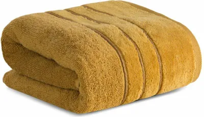 Zdjęcie produktu dla Eurofirany ręcznik bawełniany do sauny żółty 70x140 cm ręcznik kąpielowy
