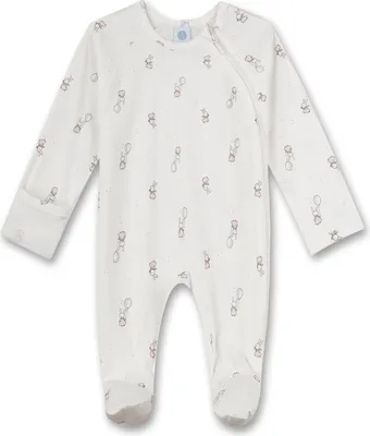 Produktbild von Sanetta Baby-Strampler off-white Häschen 68