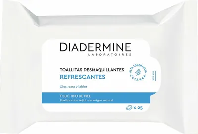 Zdjęcie produktu dla Chusteczki do demakijażu Diadermine Normal Skin Refreshing 25 szt