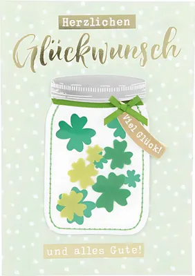 Produktbild von Designers Klappkarte Motiv 12, Herzlichen Glückwunsch Heute ist dein..
