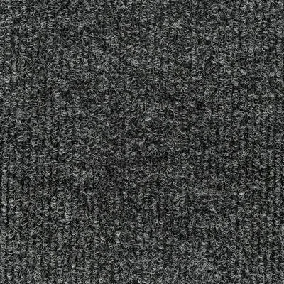 Produktbild von Teppichfliese Nadelfilz Solid Rippe 50 anthrazit 2,5 mm 50x50 cm