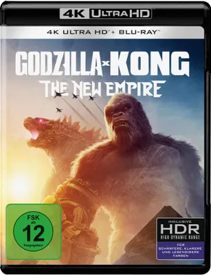 Produktbild von 4K Ultra HD Blu-ray Godzilla x Kong: The New Empire (4K Ultra HD) + (Blu-ray)