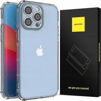 Image de Coque silicone SPACECASE Anti-choc pour iPhone 14 Pro Max Transparent