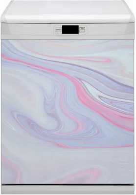 Obrázok produktu pre Magnetická fólia do umývačky riadu kuchynská magnetická podložka 60x80 cm dekor umývačka riadu - zhrnutie ružová