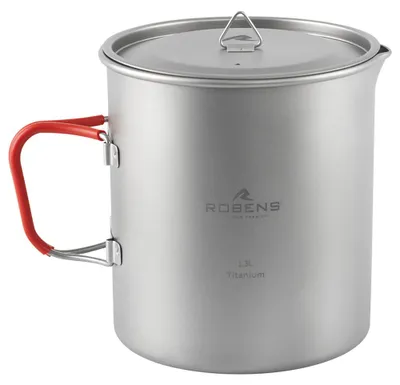 Produktbild von Ultraleichter kompakter Titan Camping-Kochtopf Forge Duo Pot 1,3 Liter für 2 Personen