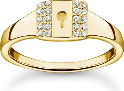 Thomas Sabo TR2372-414-14 Ring für Damen Schloss Goldfarben 1