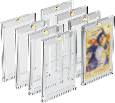 Zdjęcie produktu dla Etui na karty – magnetyczne etui na karty – 16 sztuk 35 PT przezroczyste