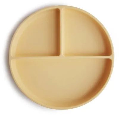 Produktbild von Ibenzoa® Kinder-Teller mit Saugnapf Ø 18,5 cm – rutschfester Silikon-Teller, BPA‑frei, mikrowellen- & spülmaschinenfest für Babys und Kleinkinder