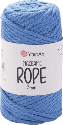 Produktbild von Yarn Art Macrame Rope 3 mm 3 mm 63 m 786 Dark Blue Schnur