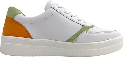 Image de Remonte, chaussures de sport à lacets, blanches, pour le quotidien