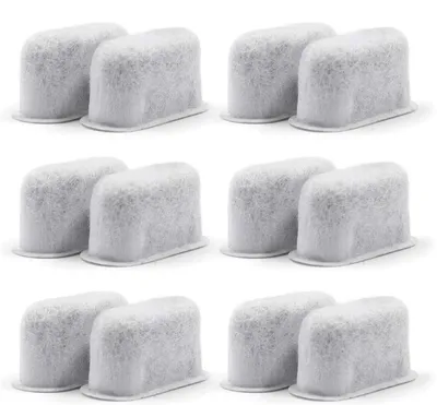 12er-Pack Holzkohle-Wasserfilter für Kaffeemaschinen
