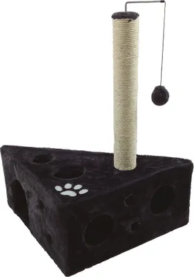 Produktbild von Dehner Kratzbaum Tammy, ca. 68 x 45 x 45 cm, Plüsch/Fleece/Sisal, schwarz